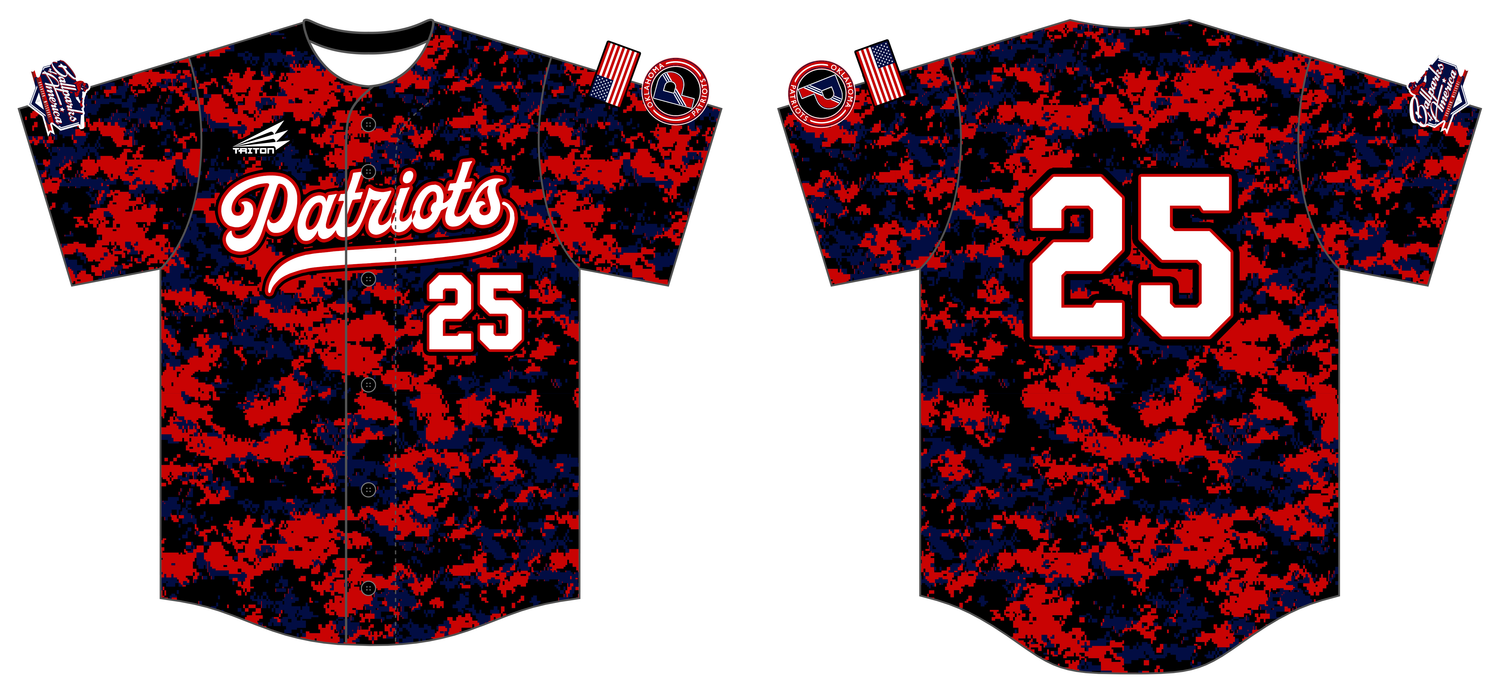 OKC Patriots Custom HexaFlex Baseball Jersey #J1B