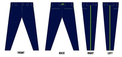 Grizzlies Custom ProFit Baseball Pant #BP6P