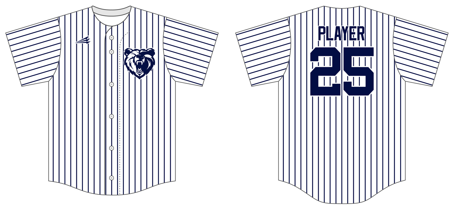 Grizzlies Custom HexaFlex Baseball Jersey #J8