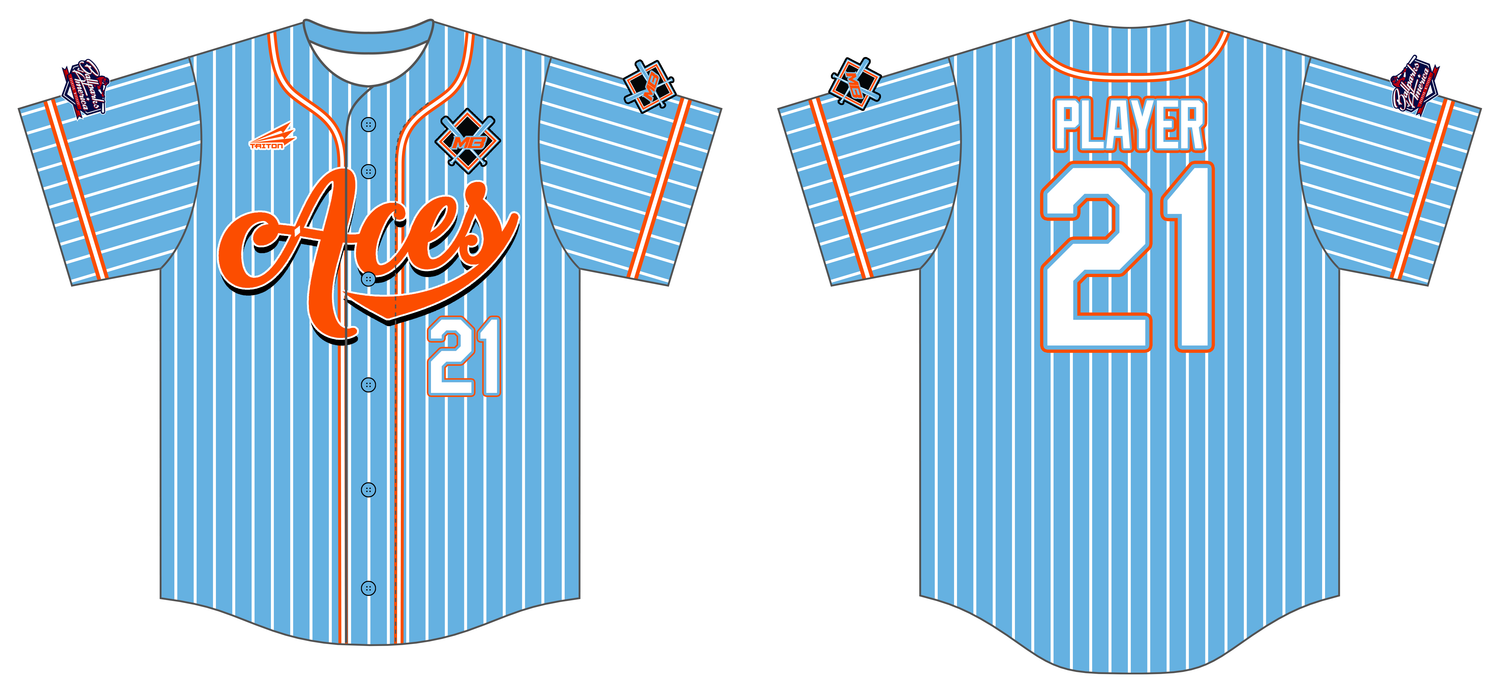 MBC ACES BLACK - 12U Custom HexaFlex Baseball Jersey #J1B