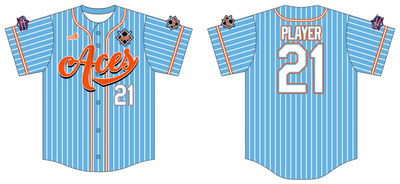 MBC ACES BLACK - 12U Custom HexaFlex Baseball Jersey #J1B