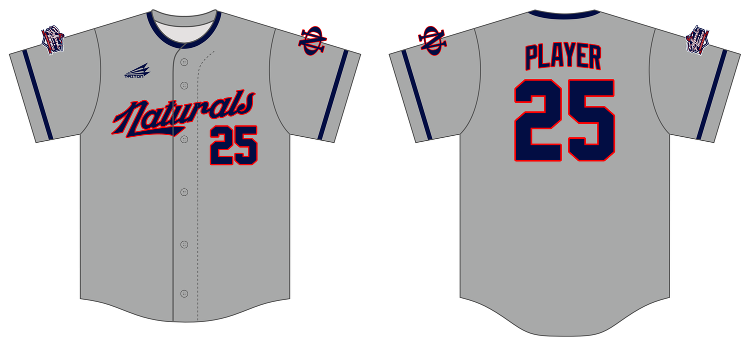 New Orleans Naturals Blue Custom HexaFlex Baseball Jersey #J1B