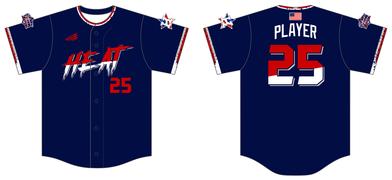 Cen Cal Heat Custom HexaFlex Baseball Jersey #J2