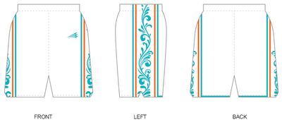 One Nation Elite Custom HexaFlex Basketball Shorts #BS3E