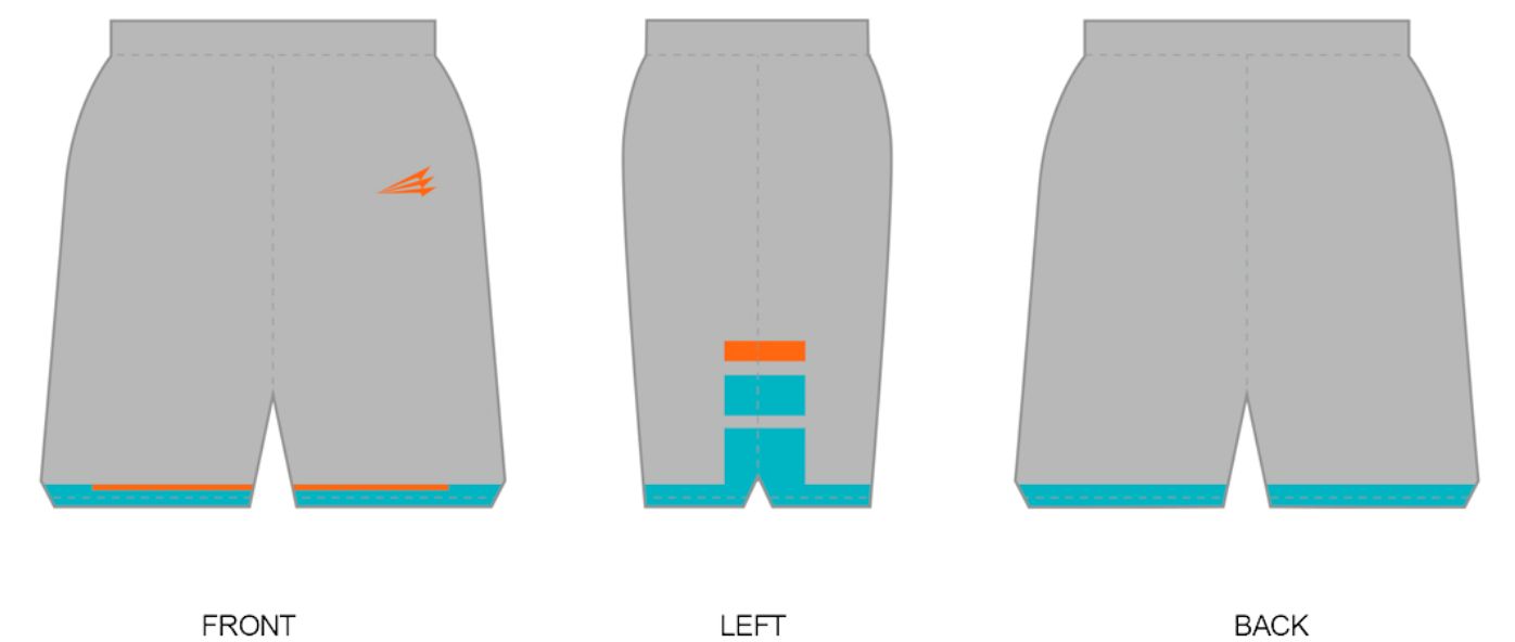 One Nation Elite Custom HexaFlex Basketball Shorts #BS1B