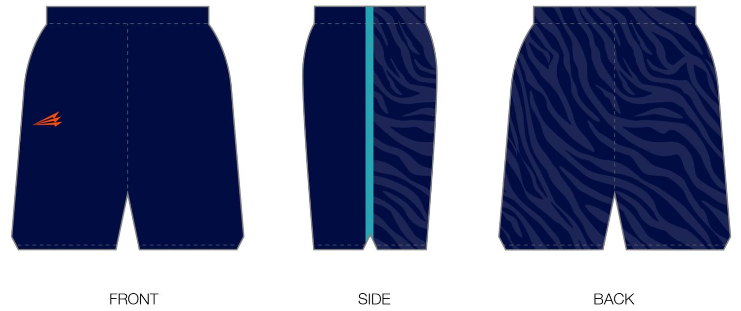 One Nation Elite Custom HexaFlex Basketball Shorts #BS4E