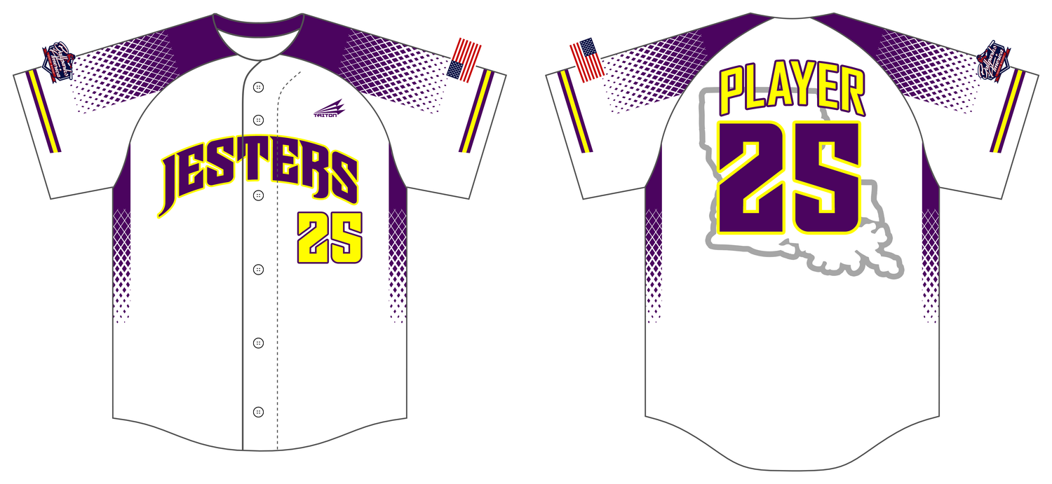 New Orleans Jesters Custom NEON HexaFlex Baseball Jersey #J4C
