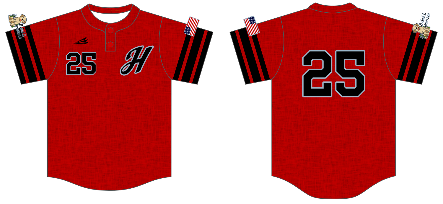 Hamburg Reds Custom HexaFlex Baseball Jersey #J4C