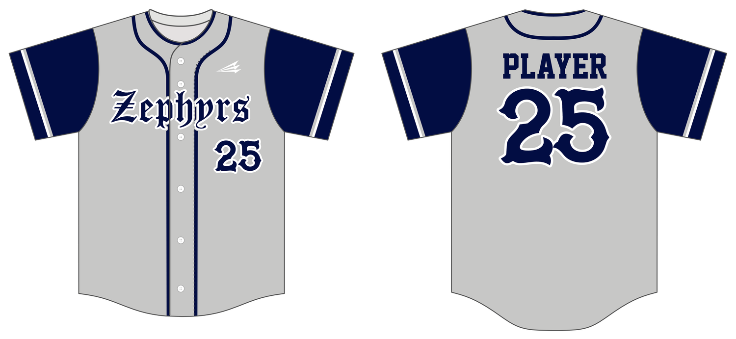 Zephyrs Custom NanoDri Baseball Jersey #J2D