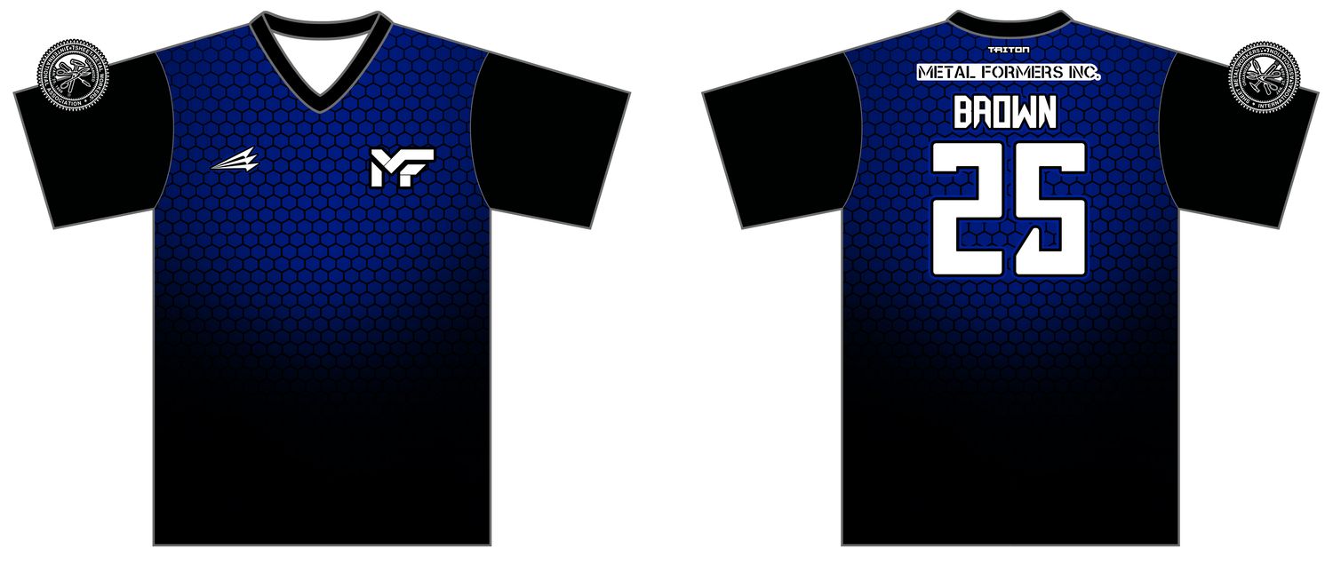 Metal Formers Inc Custom Men's HyperDri Soccer Jersey #J1c