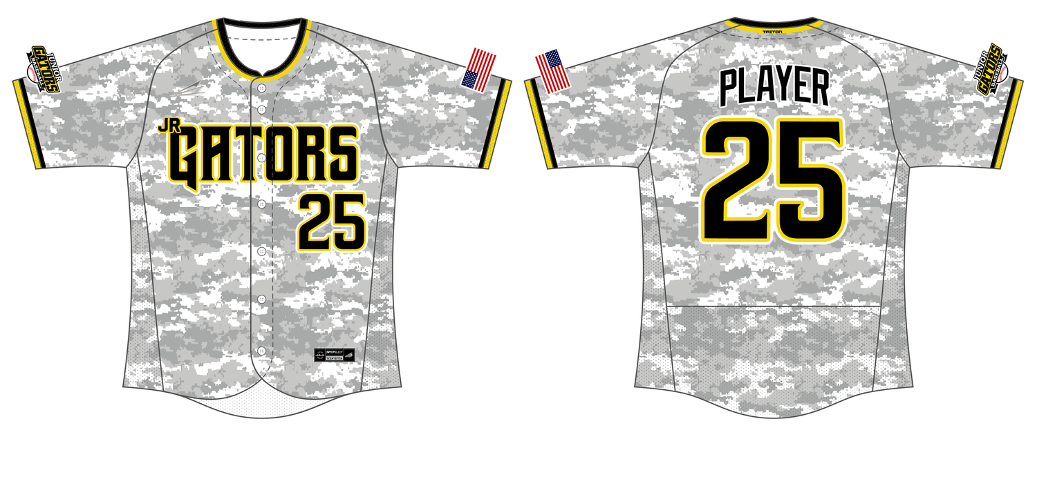 Junior Gators Baseball Custom SPDFLEX Baseball Jersey #J3D