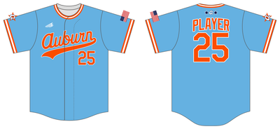 Auburn All Stars Custom HexaFlex Baseball Jersey #J7B