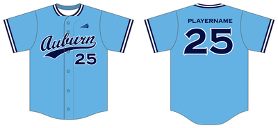 Auburn 11U All Stars Custom HexaFlex Baseball Jersey #J5d