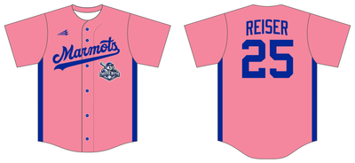 Crested Butte Marmots Custom HexaFlex Baseball Jersey #J7i