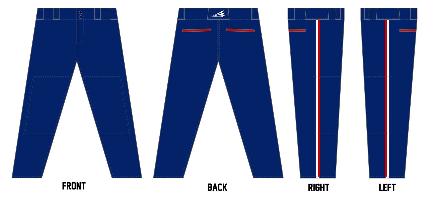 Millbrook Parks and Rec Custom Athletic Cut Baseball Pant #BP3