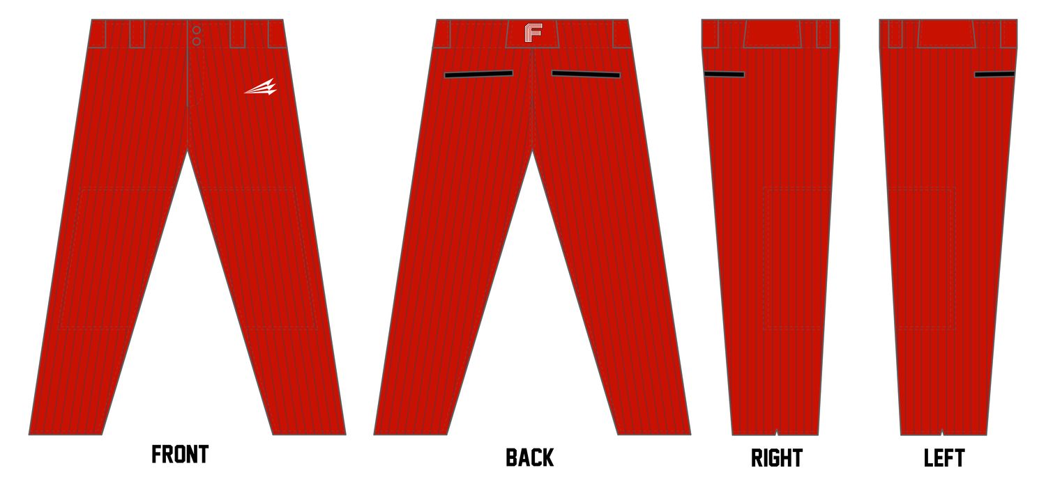 Fury Baseball (Witt) Custom Athletic Baseball Pant #BP4b