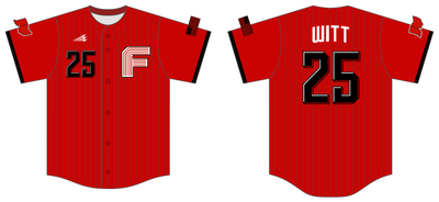 Fury Baseball (Witt) Custom HexaFlex Baseball Jersey #J4b