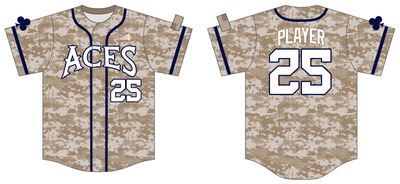 Auburn Aces Custom NanDri Baseball Jersey #J2E