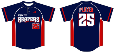 Screw City Reapers Custom HexaFlex Baseball Jersey #J1B