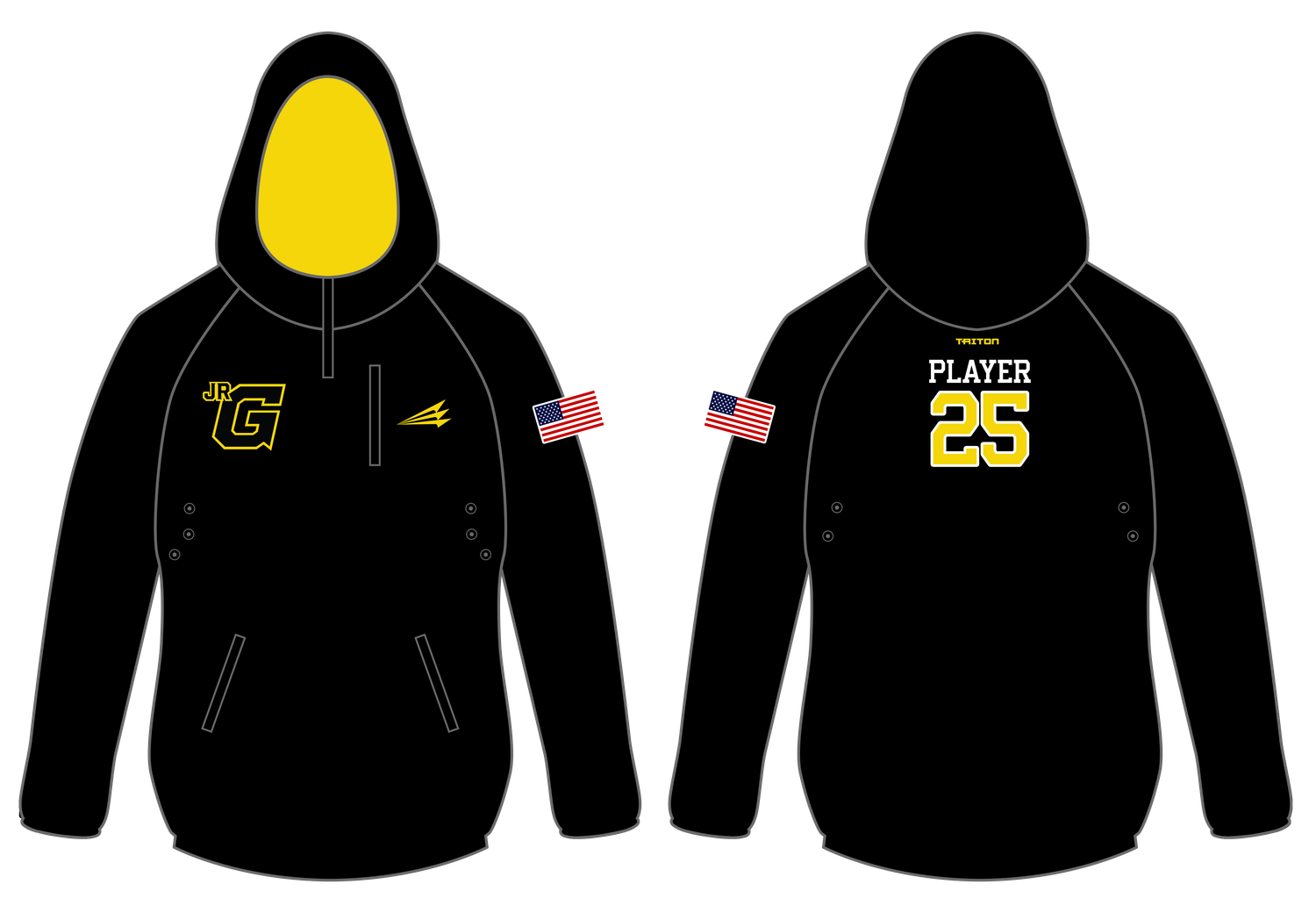 Junior Gators Custom Gladiator Hoodie #GH1