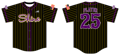 Shine Pediatrics &amp; Wellness Center Custom HexaFlexBaseball Jersey #J1C