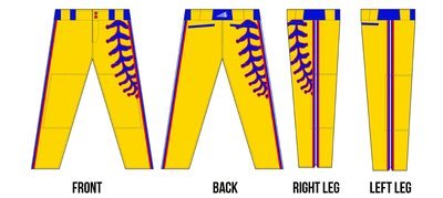 Shelby Sluggers Custom Stacheman Elite Long Baseball Pants  #BP1