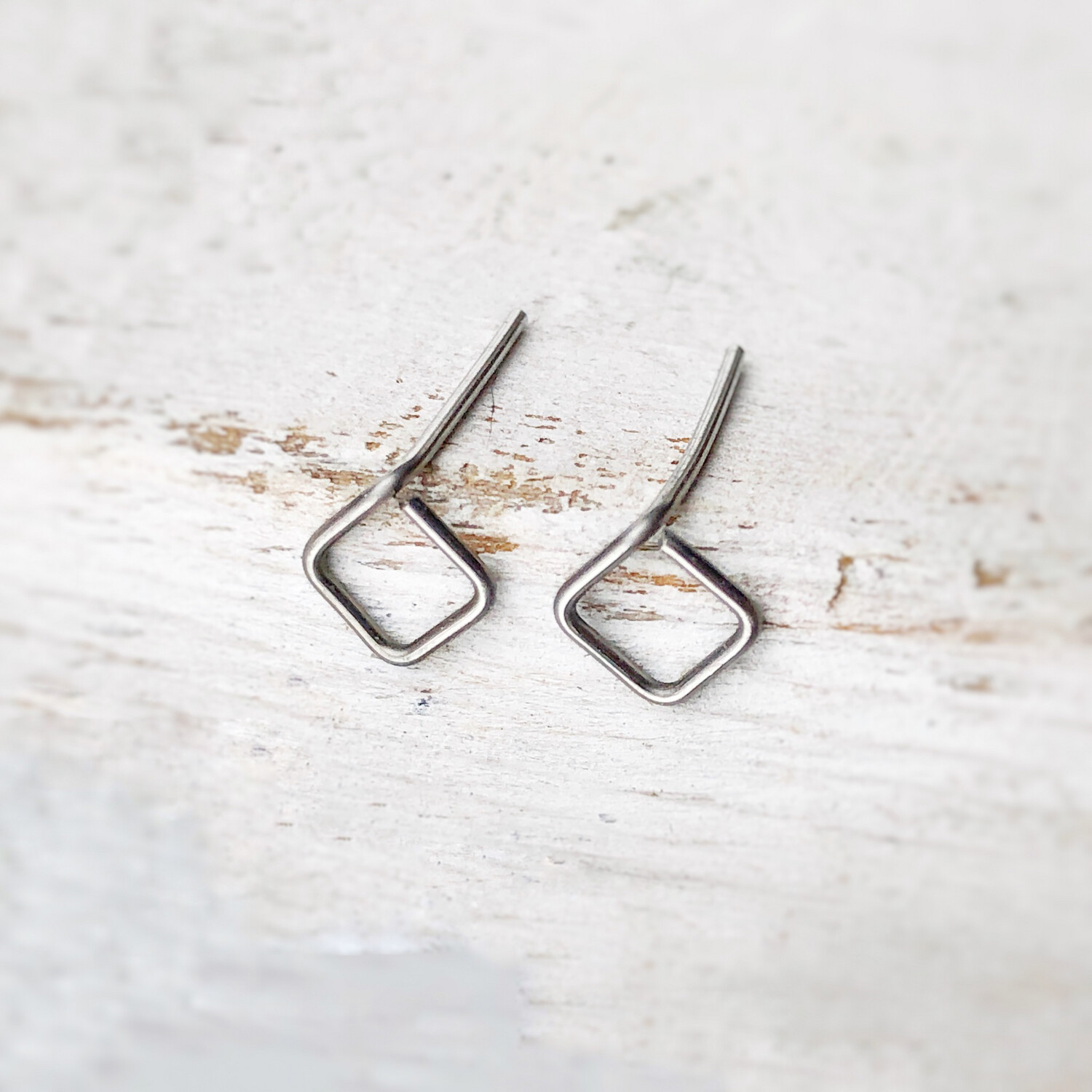 Square Studs, Stainless Steel