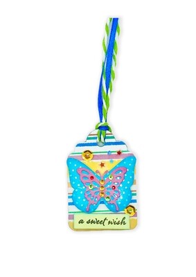 Sweet wish Butterfly Tag