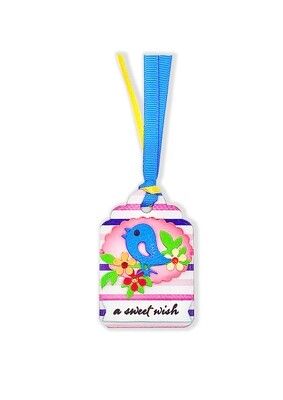 Sweet wishes Bird Tag02