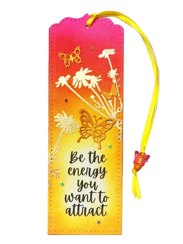 Bookmark Flowers Butterflies