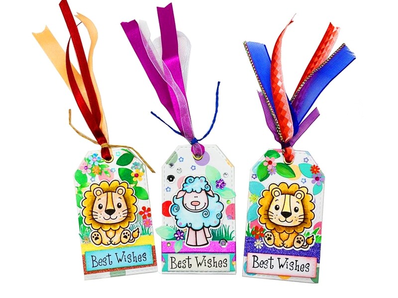 Best Wishes Tags Animal Theme