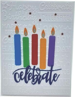 Celebrate Multi-Color Candle