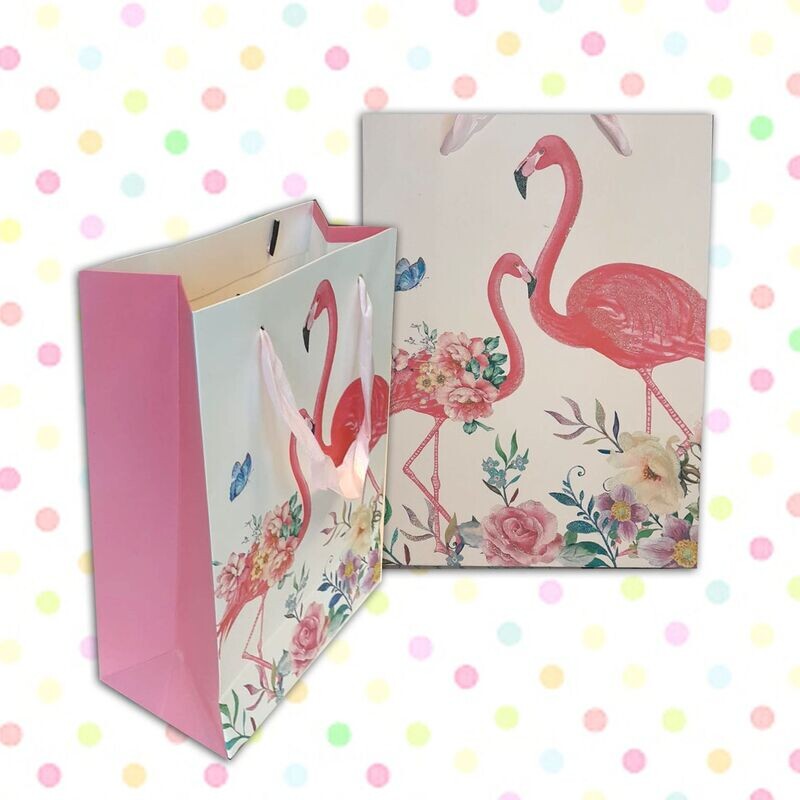 Gift Paper Bag Flamingo