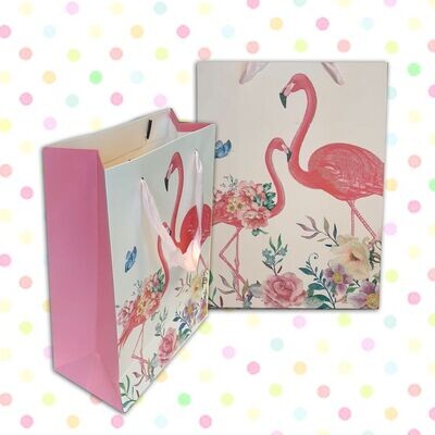 Gift Paper Bag Flamingo