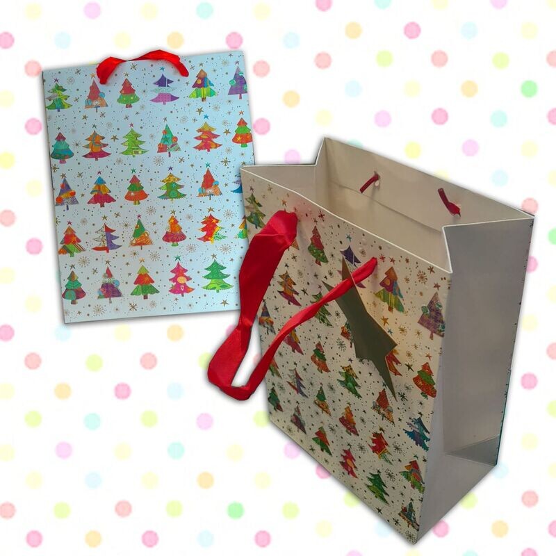 Gift Paper Bag Christmas Pattern