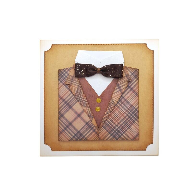Suit and Tie Brown