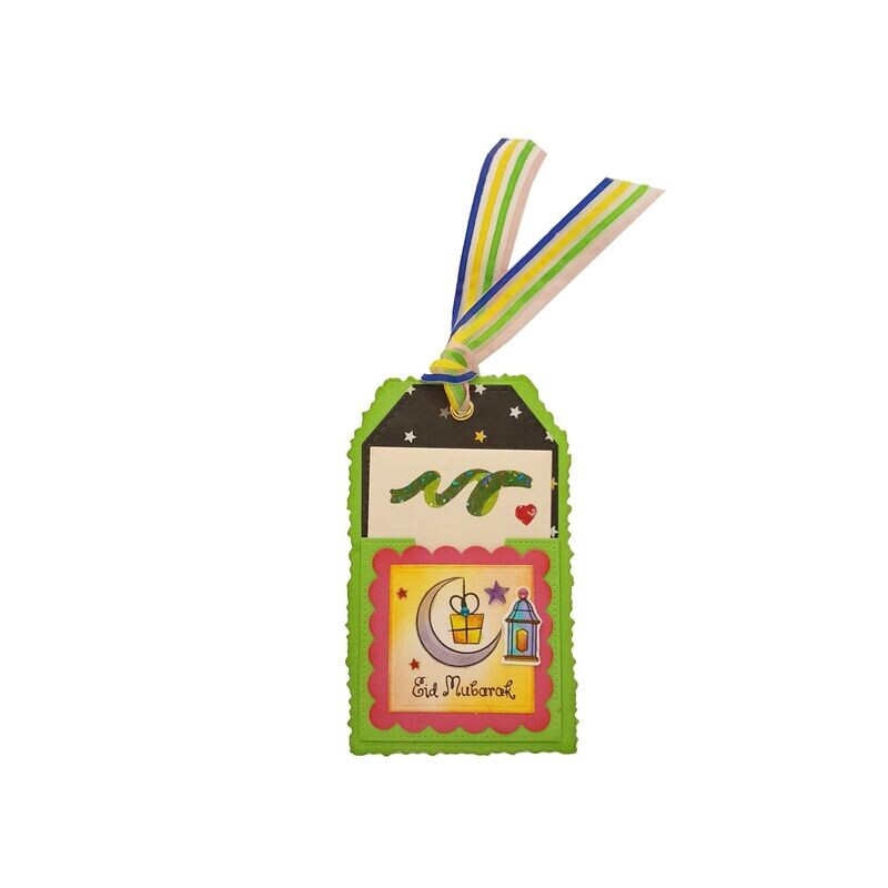Eid Mubarak Tag with Money Envelope