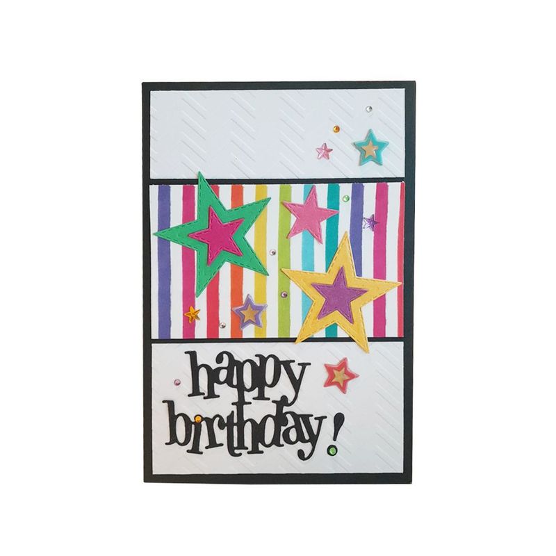 Happy Birthday Black and White with Mult-Pages