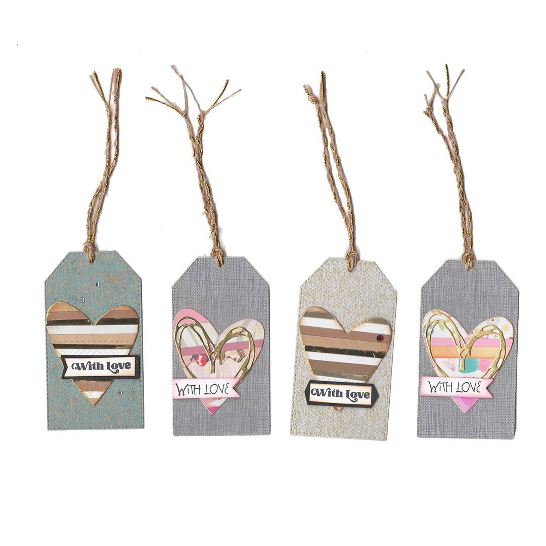Heart Design Tag