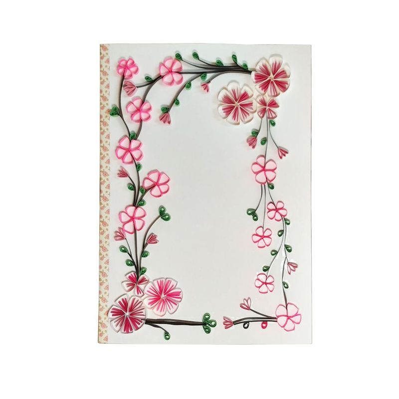 Sakura Flower Handmade Quilling Greeting Card