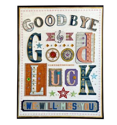 Good Bye and Good Luck We Will Miss You Design 2