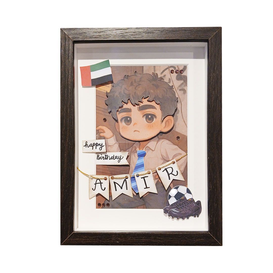 Customized Framed Card Cartoon