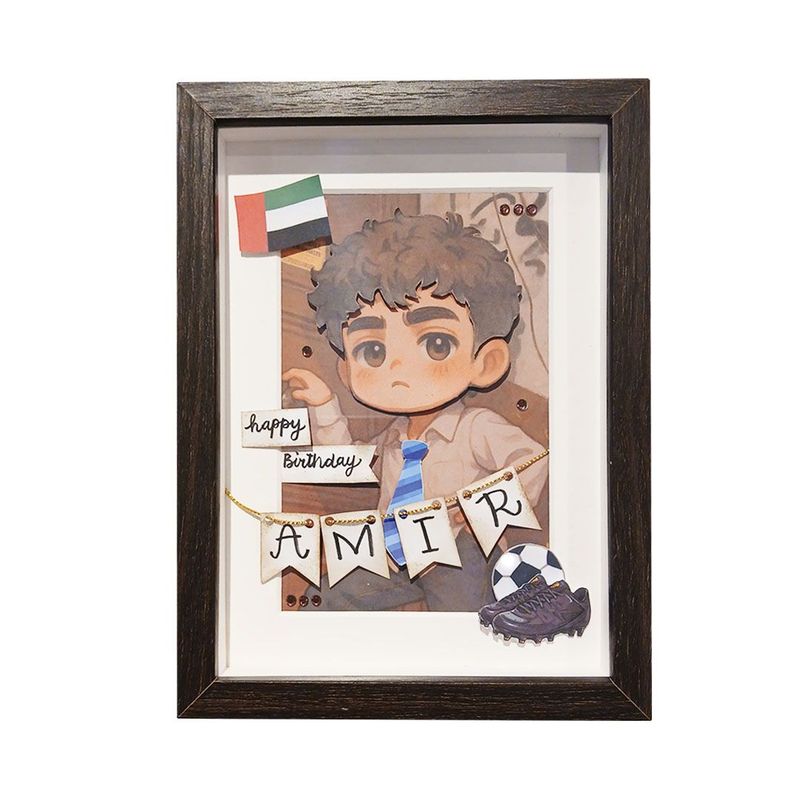 Customized Framed Card Cartoon