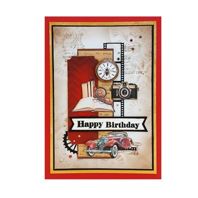Happy Birthday Vintage Car Theme