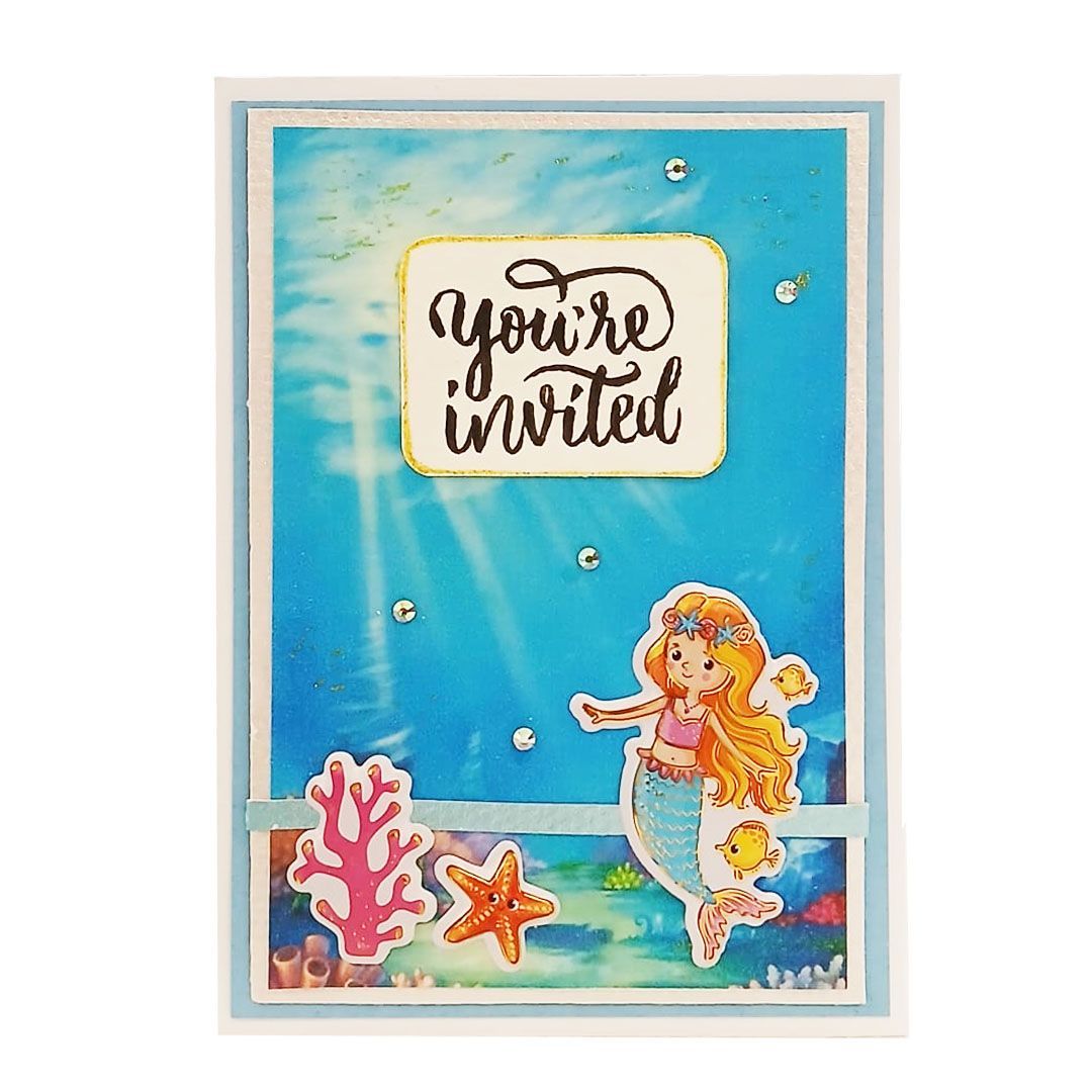 Invitation Card Mermaid