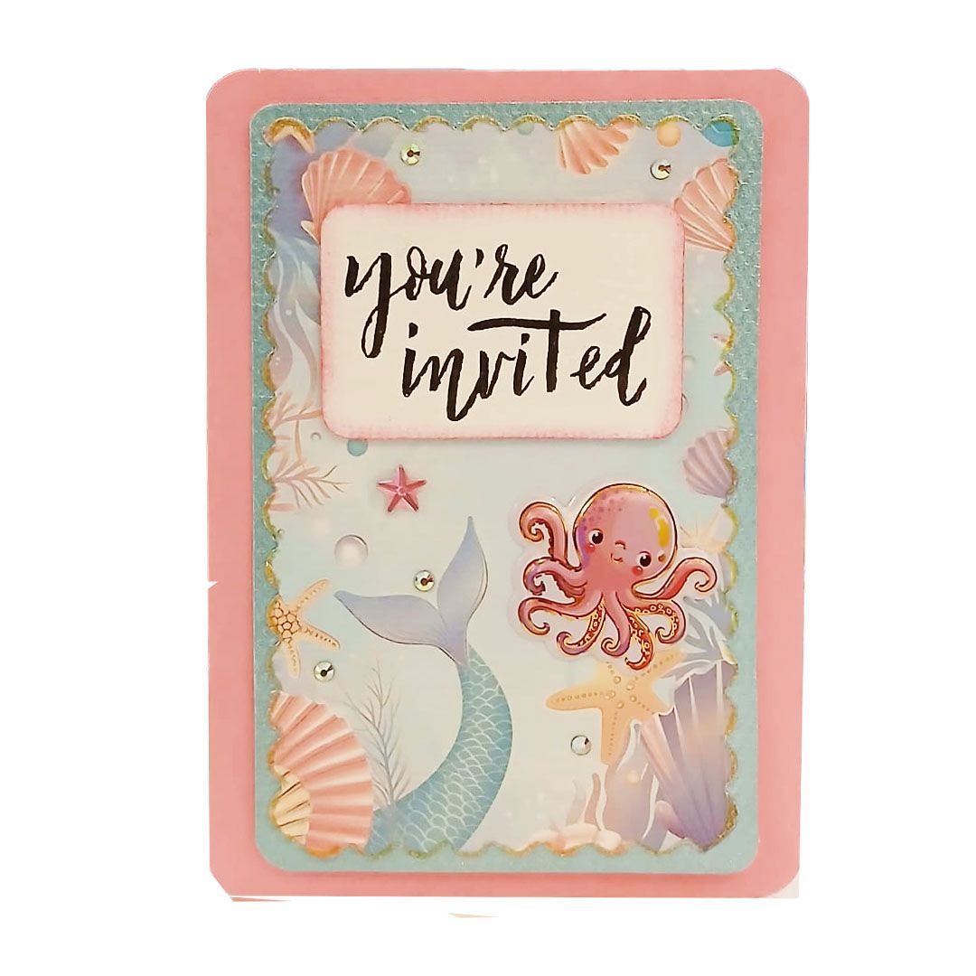 Invitation Card Octopus