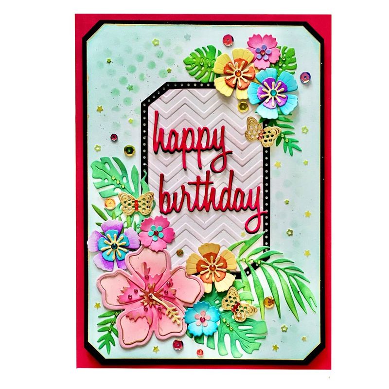 Floral Happy Birthday
