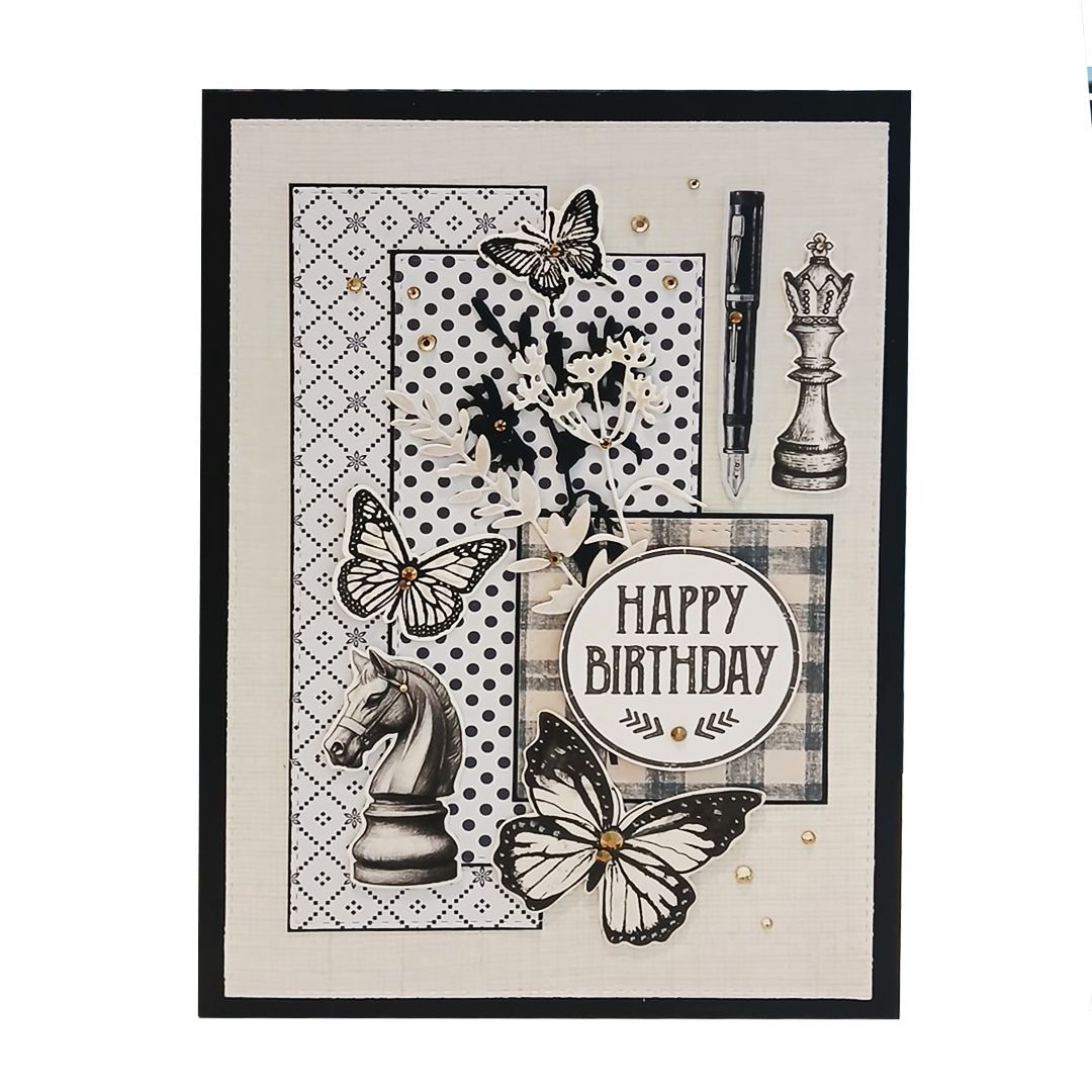 Happy Birthday Black Unique Design
