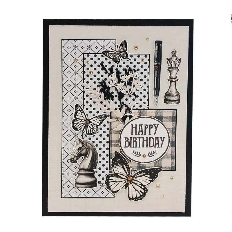 Happy Birthday Black Unique Design