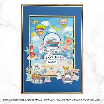 BIG Personalised Greeting Card